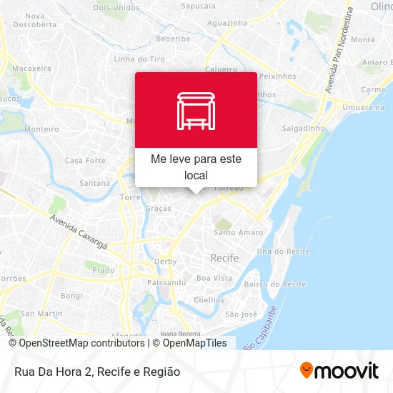 Rua Da Hora 2 mapa
