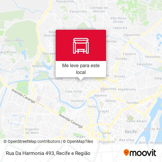 Rua Da Harmonia 493 mapa