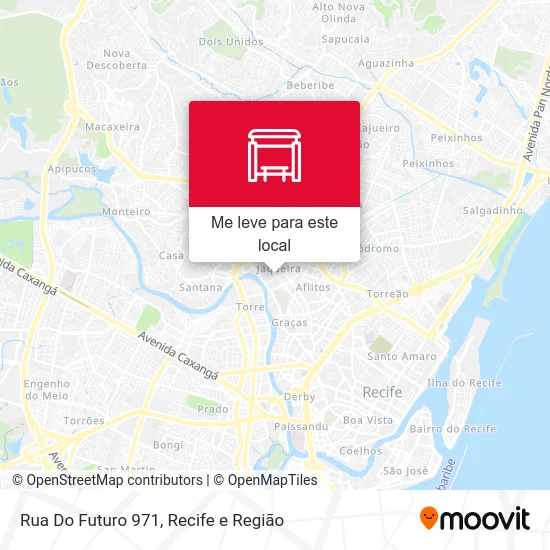 Rua Do Futuro 971 mapa