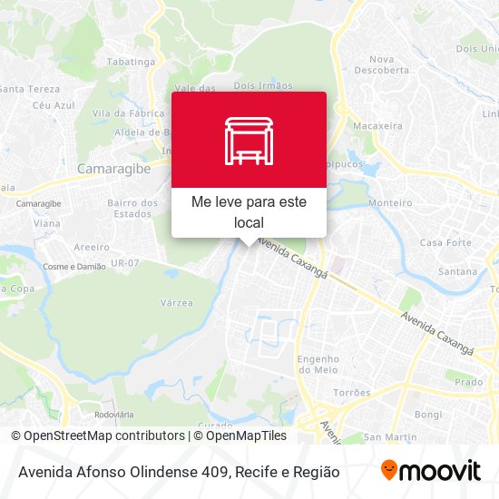 Avenida Afonso Olindense 409 mapa