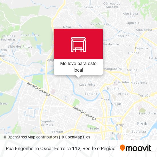 Rua Engenheiro Oscar Ferreira 112 mapa