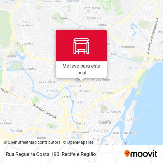 Rua Regueira Costa 193 mapa