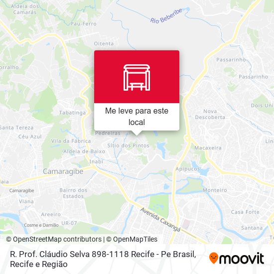 R. Prof. Cláudio Selva 898-1118 Recife - Pe Brasil mapa