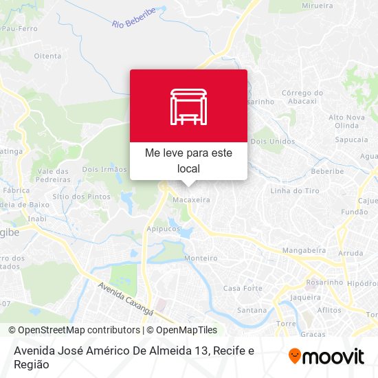 Avenida José Américo De Almeida 13 mapa