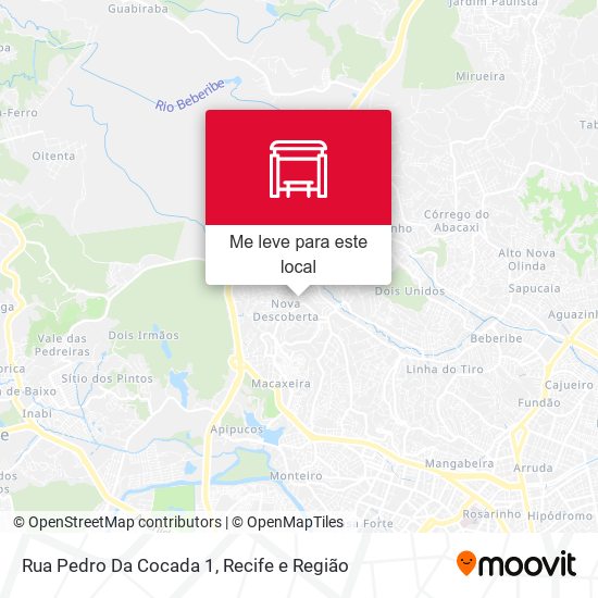 Rua Pedro Da Cocada 1 mapa