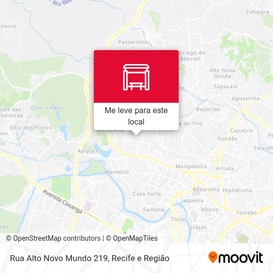 Rua Alto Novo Mundo 219 mapa