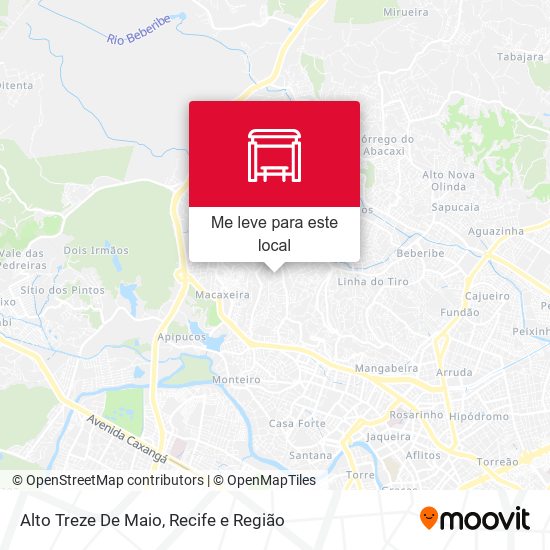 Alto Treze De Maio mapa