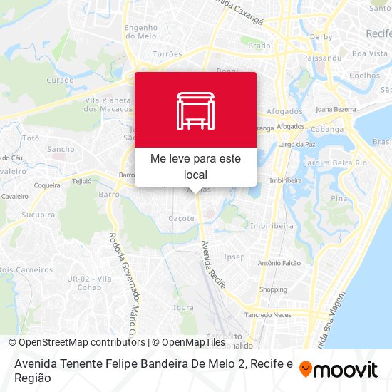 Avenida Tenente Felipe Bandeira De Melo 2 mapa