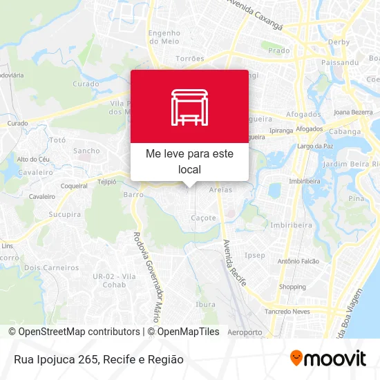 Rua Ipojuca 265 mapa