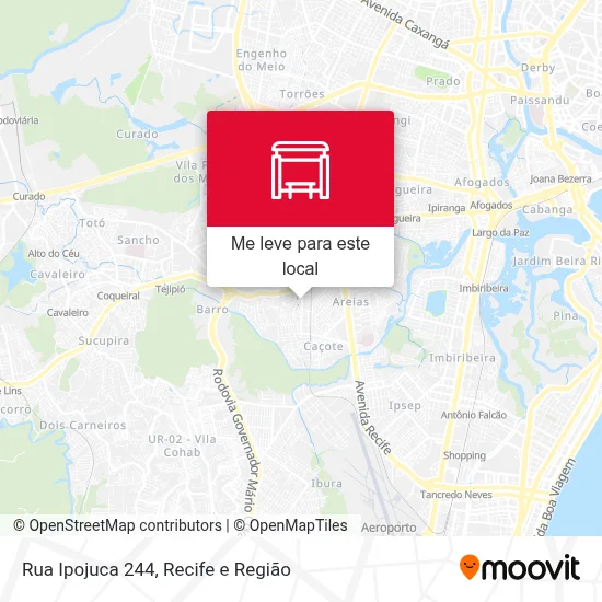 Rua Ipojuca 244 mapa
