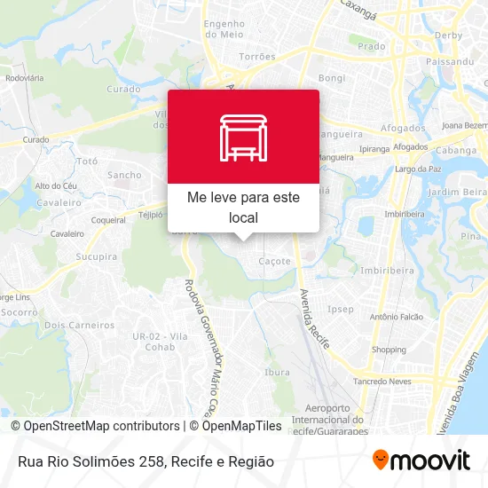 Rua Rio Solimões 258 mapa