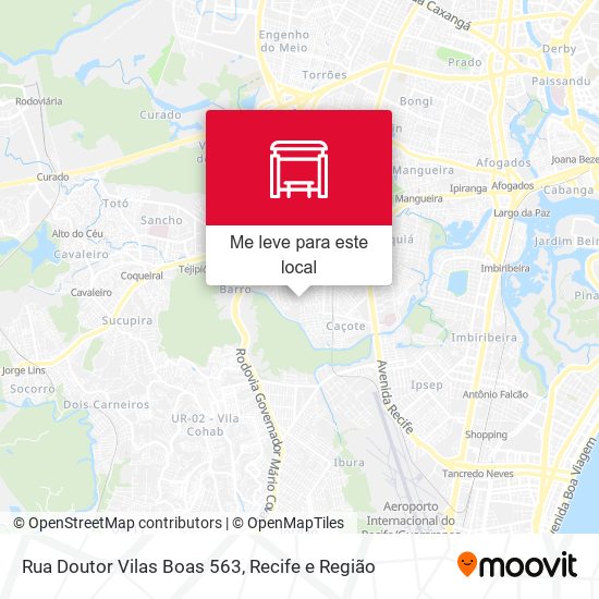 Rua Doutor Vilas Boas 563 mapa