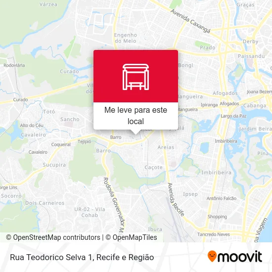 Rua Teodorico Selva 1 mapa