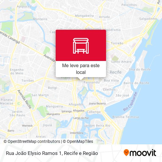Rua João Elysio Ramos 1 mapa