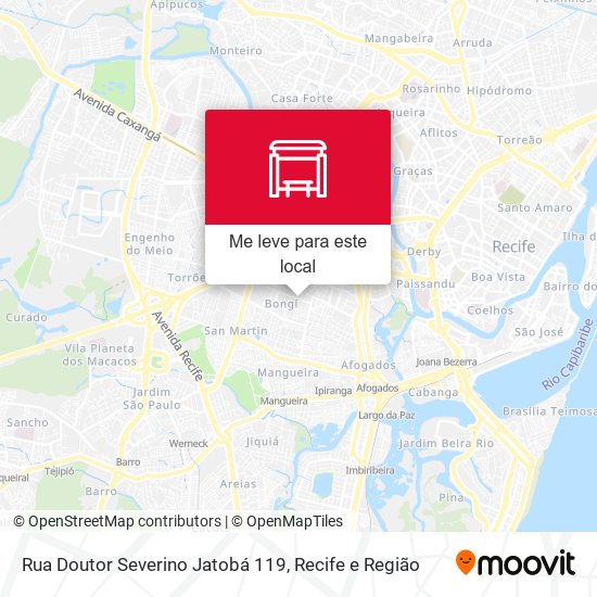 Rua Doutor Severino Jatobá 119 mapa