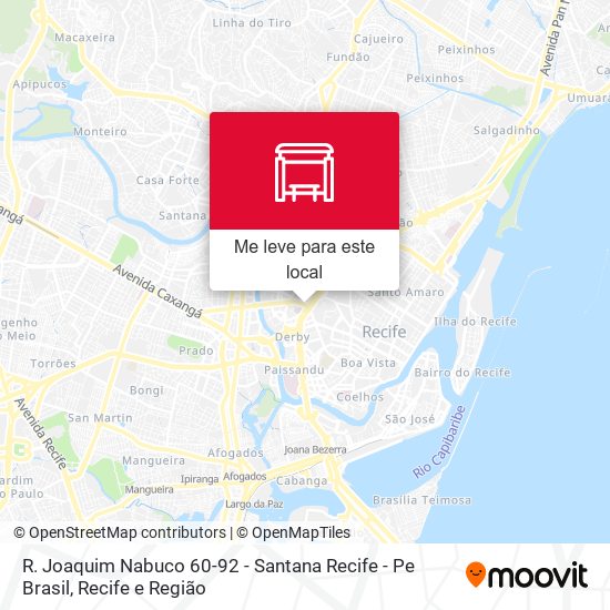 R. Joaquim Nabuco 60-92 - Santana Recife - Pe Brasil mapa