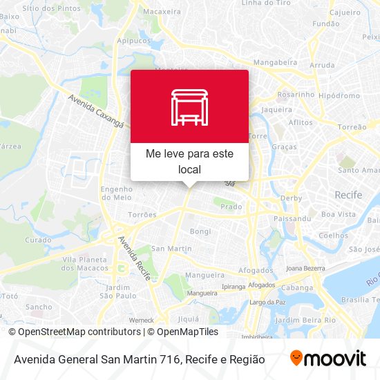 Avenida General San Martin 716 mapa