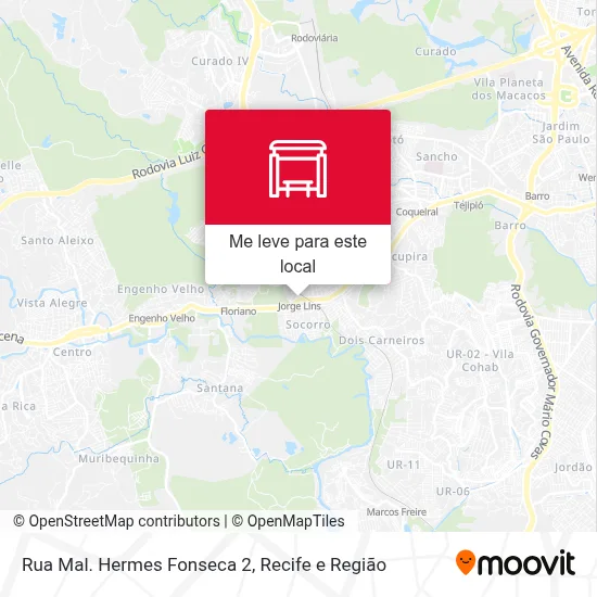 Rua Mal. Hermes Fonseca 2 mapa