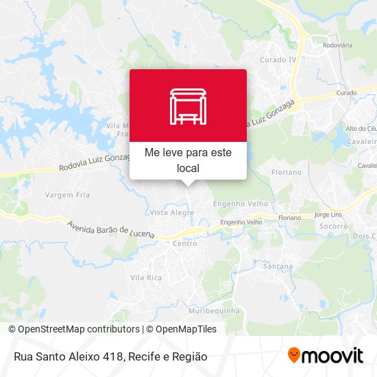 Rua Santo Aleixo 418 mapa