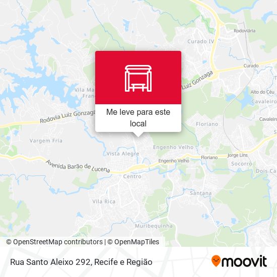 Rua Santo Aleixo 292 mapa
