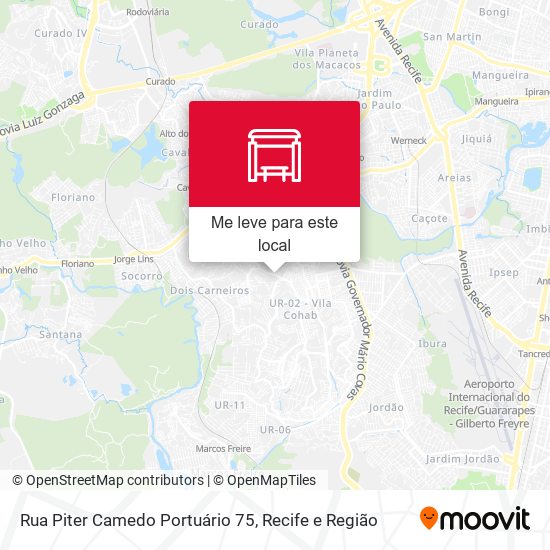 Rua Piter Camedo Portuário 75 mapa