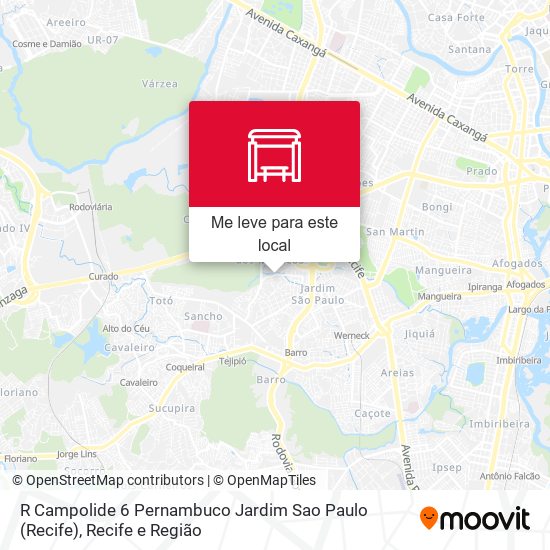 R Campolide 6 Pernambuco Jardim Sao Paulo (Recife) mapa