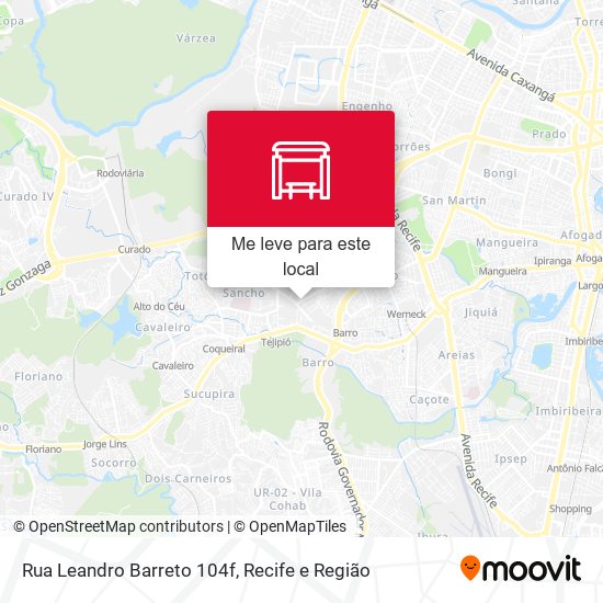 Rua Leandro Barreto 104f mapa