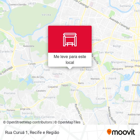 Rua Curuá 1 mapa