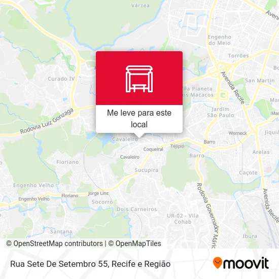 Rua Sete De Setembro 55 mapa