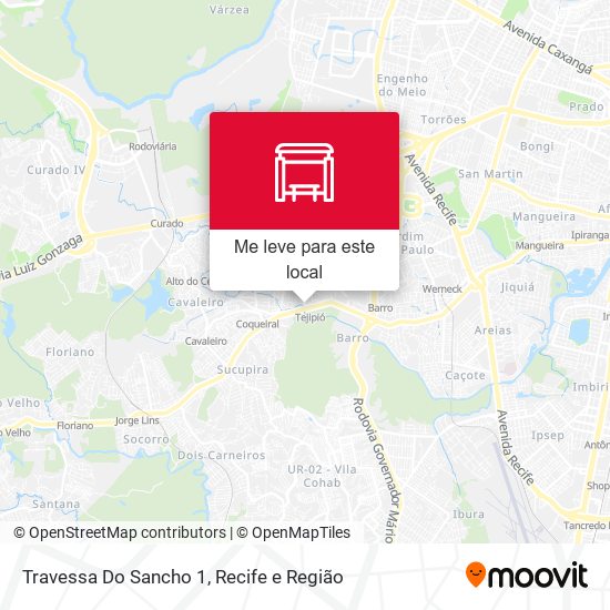 Travessa Do Sancho 1 mapa