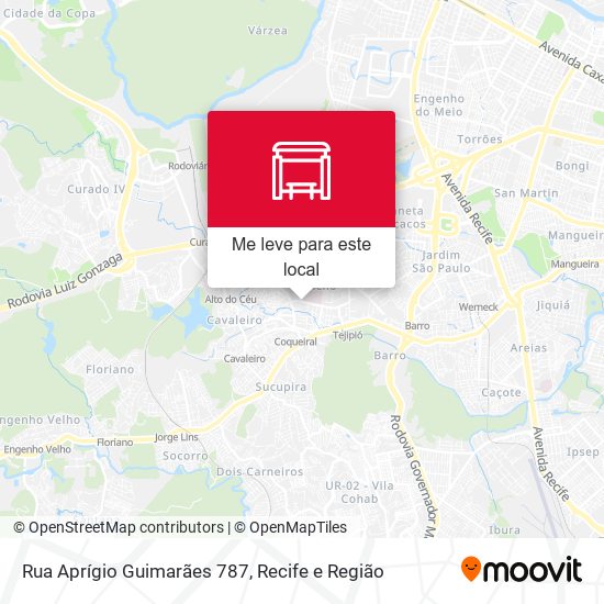Rua Aprígio Guimarães 787 mapa