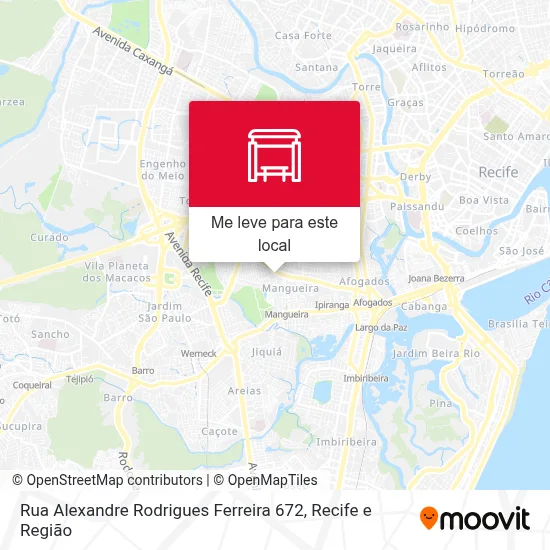Rua Alexandre Rodrigues Ferreira 672 mapa