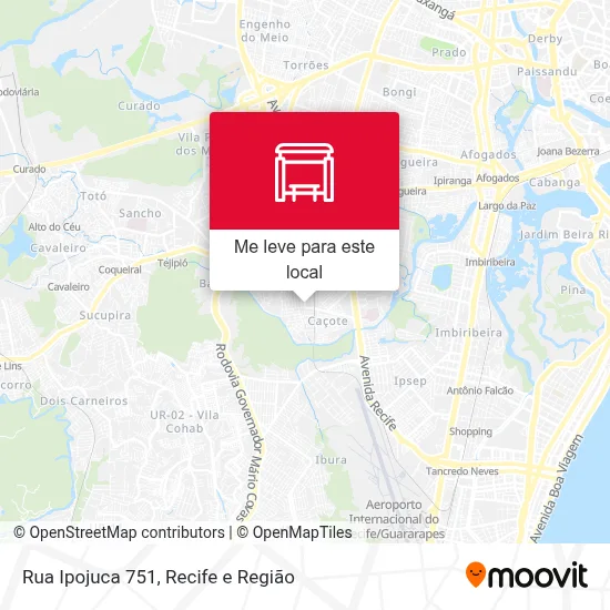 Rua Ipojuca 751 mapa