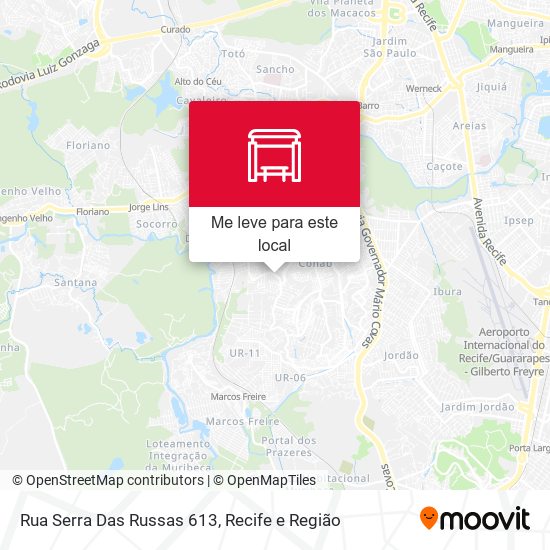 Rua Serra Das Russas 613 mapa