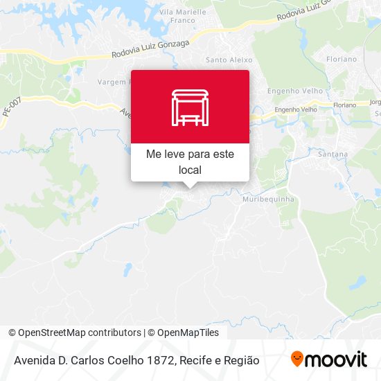 Avenida D. Carlos Coelho 1872 mapa