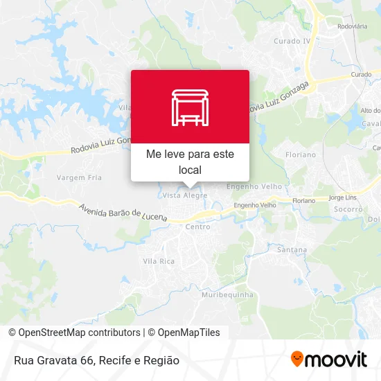 Rua Gravata 66 mapa