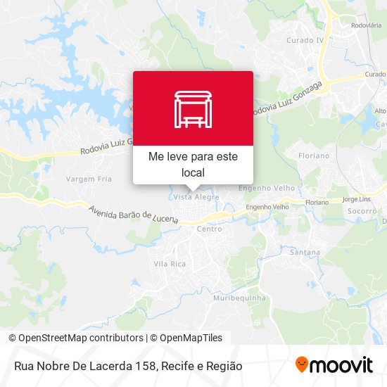 Rua Nobre De Lacerda 158 mapa