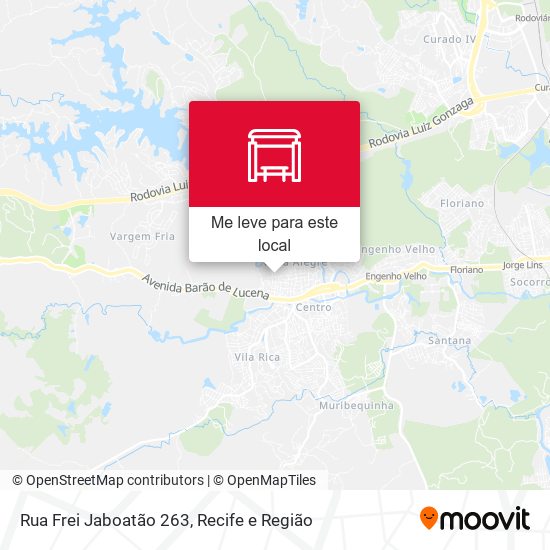 Rua Frei Jaboatão 263 mapa