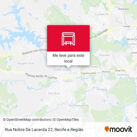 Rua Nobre De Lacerda 22 mapa