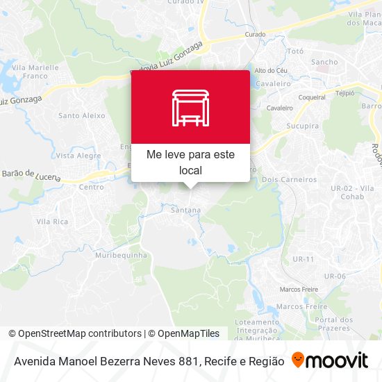 Avenida Manoel Bezerra Neves 881 mapa