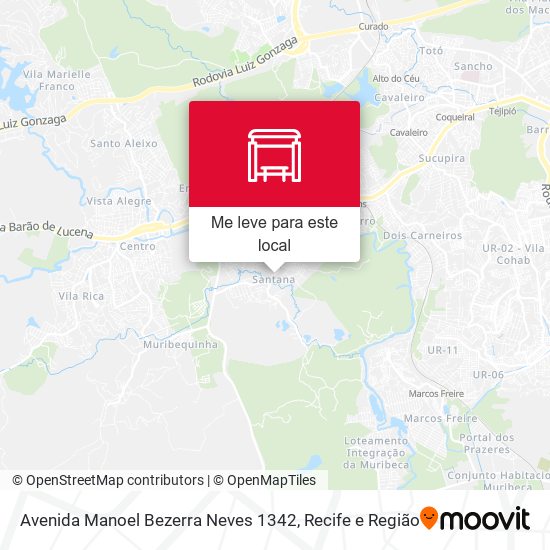 Avenida Manoel Bezerra Neves 1342 mapa