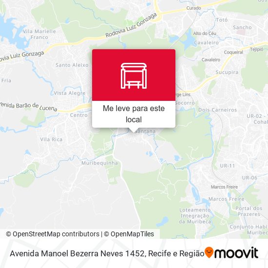 Avenida Manoel Bezerra Neves 1452 mapa