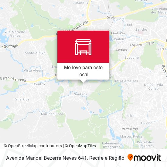 Avenida Manoel Bezerra Neves 641 mapa