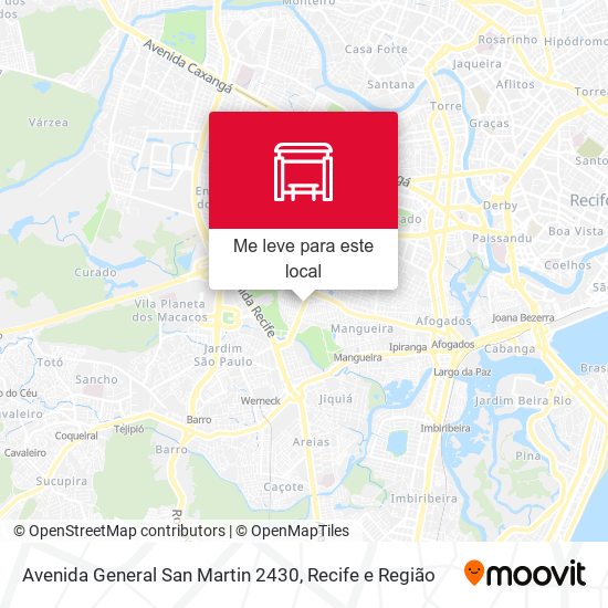 Avenida General San Martin 2430 mapa