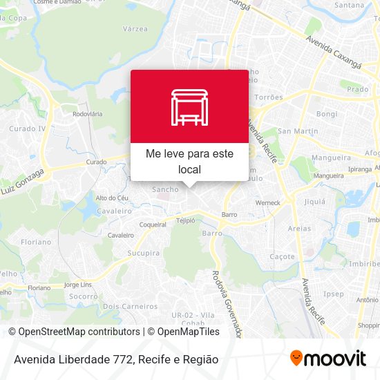 Avenida Liberdade 772 mapa