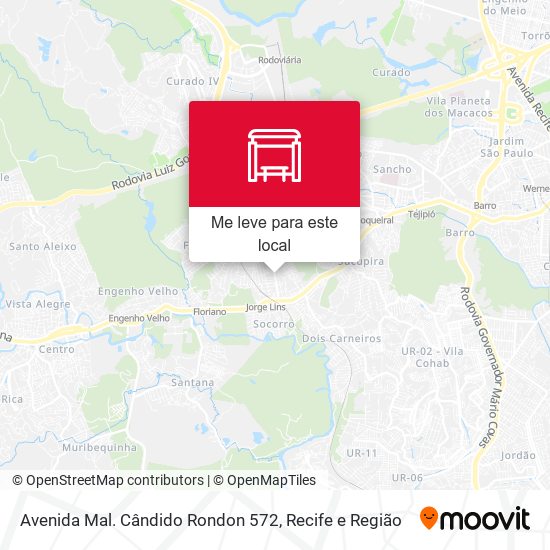Avenida Mal. Cândido Rondon 572 mapa