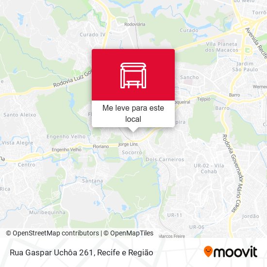 Rua Gaspar Uchôa 261 mapa