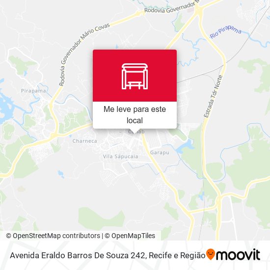 Avenida Eraldo Barros De Souza 242 mapa