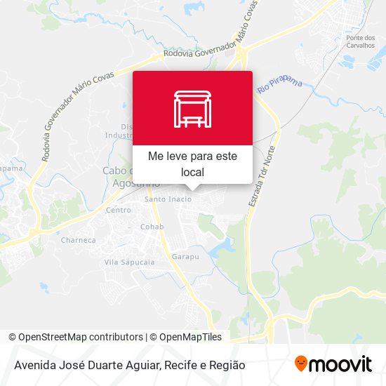 Avenida José Duarte Aguiar mapa