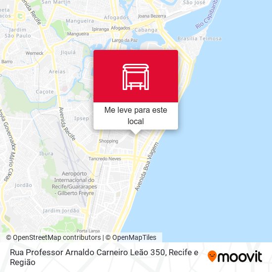 Rua Professor Arnaldo Carneiro Leão 350 mapa